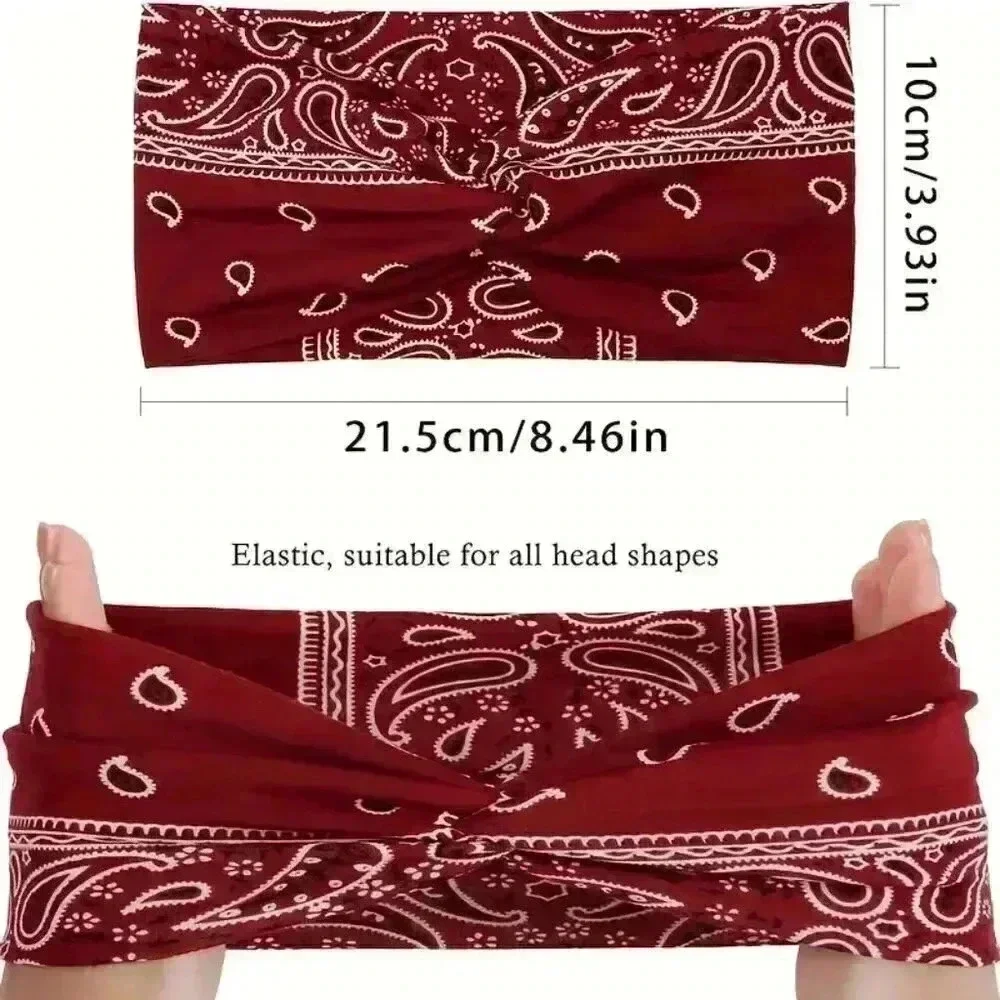 Boho-Chic Tie-Dye Paisley Headband